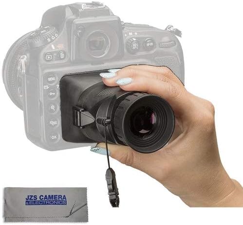 Hoodman H32MB HoodLoupe Outdoor Loupe for 3.2" LCD Screens with LCD Cleaning Cloth Kit