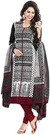 Pappenburg Women's Indian Bollywood Designer Cotton Churidar Suit