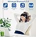 EverPlus Sleep Headphones, Upgraded Sleep Eye Mask Bluetooth 5.0, Wireless Sleep Headphones, Designed with Ultra Thin Speakers & MIC, Super Soft, Washable, Hands-Free Calling, Travel Helper, Idea