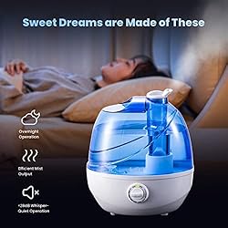 Cool Mist Humidifiers for Bedroom & Large Room