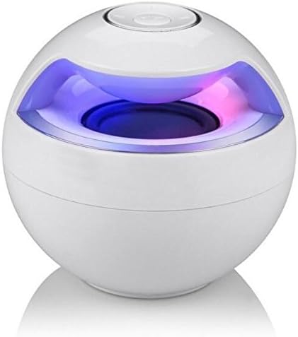 Bluetooth Speaker LED Flashing Lights - white