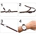NATO Strap 2 Packs Canvas Fabric Nylon Watch Straps with Stainless Steel Buckle,Adebena Ballistic Replacement NATO Watch Bands Width 20mm Black and Black/Grey