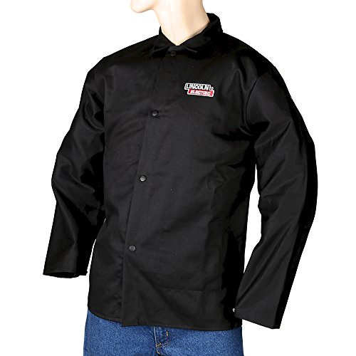 Lincoln Electric Black XXLarge FlameResistant Cloth Welding Jacket