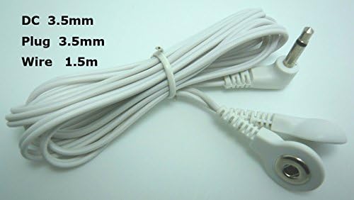 DC 3.5mm 2 in 1 Head Snap 3.5mm Electrode Wires /Cable for Digital Device and Tens Machine (5)