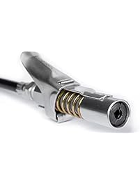 LockNLube Grease Coupler locks onto Zerk fittings. Grease goes in, not on the machine. World's best-selling original locking grease coupler. Rated 10,000 PSI. Long-lasting rebuildable tool.