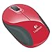 Logitech Wireless Mini Mouse M187 Ultra Portable, 1000 DPI Optical Tracking, 3-Buttons, PC/Mac/Laptop - Red