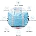 Foldable Travel Duffel Bag 20'' Lightweight Waterproof Travel Luggage Bag(Pack of 2)(Black+Blue)