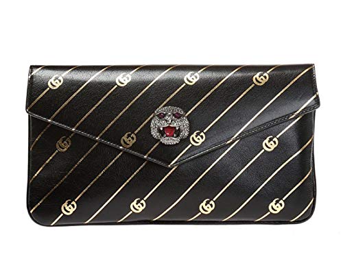gucci black clutch purse