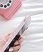 J.west Case Compatible with iPhone 8 Plus / 7 Plus Case, Cute Ultra Thin [Tinfoil Series] Macaron Color Bling Lightweight Soft TPU Case Cover (Pink)