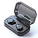 TiKa Wireless Earbuds, Bluetooth 5.0 Waterproof 3D Stereo M1 True Wireless in Ear Earphones with Charging Case Built-in Mic Deep HiFi Bass Sound Quality (Black)