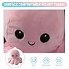 Cute Octopus Baby Toys 0 3 6 9 12 18 Months, Double-Sided Flip Soft Reversible Octopus Plus Stuffed Animals Doll…