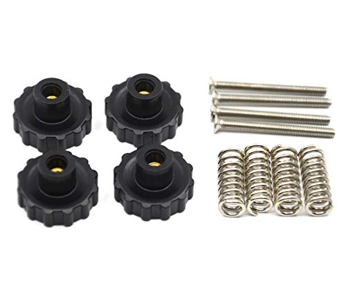 Befenybay 4PCS Upgraded Hand Twist Leveling Nut Diameter 22mm + 4PCS Hot Bed Spring + 4PCS M3X35mm Screws for 3D Printer ANYCUBIC Mega Hot Bed/Platform - Thumbnail 5