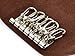 Bluecell Dark Brown Color PU Leather Wallet Style Key Holder/Case