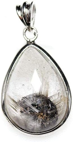 Amazon プラチナルチルクォーツ ペンダントトップ 天然石 パワーストーン アクセサリー ネックレス 通販