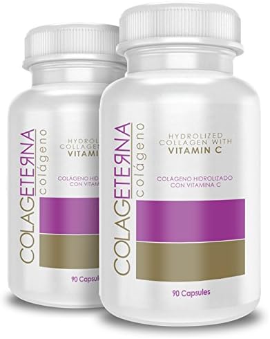 Colageterna Hydrolyzed Collagen with Vitamin C Supplement - 90 Capsules (2)