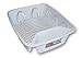 Essentials White Plastic Dish Drainer - 11.25'' x 13.75'' x 4.25''