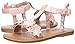 OshKosh B'Gosh Girls' Marian Flower T-Strap Sandal, Pink, 9 M US Toddler
