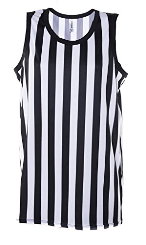 Guy Referee Costumes - Mato & Hash Referee Tank Top for Men | Referee Uniform Top