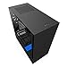 NZXT H500 ATX Computer Case, CA-H500B-BL, Black/Blue