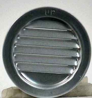 Air Vent Mini Louver 2 0.47 Sq. In. Net Free Area Aluminum Mill