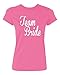 P&B Bridesmaids Team Bride Women's T-Shirt, XL, Azalea Pink