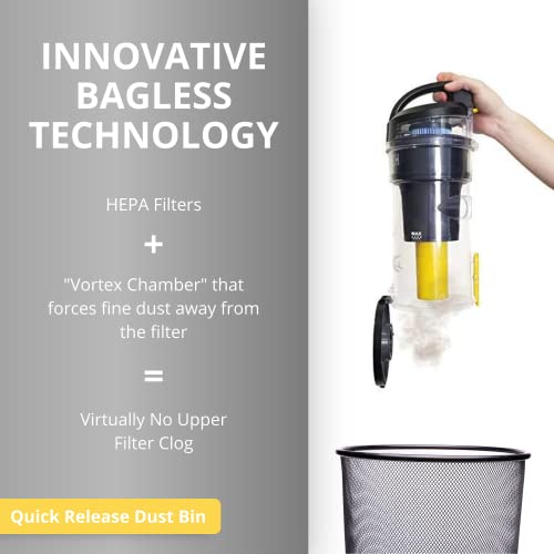 Prolux 2.0 Lightweight Commercial Bagless Backpack Vacuum Cleaner w