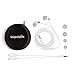 LilGadgets BestBuds Volume Limited in-Ear Headphones with Mic for Children (Includes Travel case and Splitter)