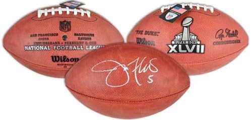 joe flacco signed football