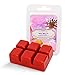 Variety Scented Wax Melts for Warmer - 6 Fragrances: Lavender, Vanilla, Rose, Apple Cinnamon, Lilac, Black Cherry - 100% Soy Candle Cubes
