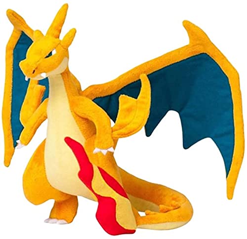 Cudillero 10 Inch Orange Charizard Plush Dolls Mega X Charizard