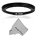 Goja 46-52MM Step-Up Adapter Ring (46MM Lens to 52MM Accessory) + Premium MagicFiber Microfiber Cleaning Cloth