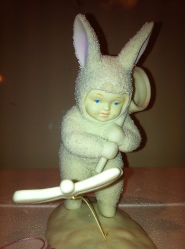 Snowbunnies Springtime Stories "You Better Watch Out or I'll Catch You!" Department 56 Retired 1999