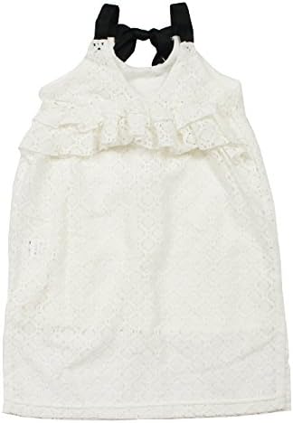 Amazon レース キャミソール ワンピース 子供服 キッズ 女の子 ガールズ アイボリー 100サイズ タグ表記5 ワンピース チュニック 通販