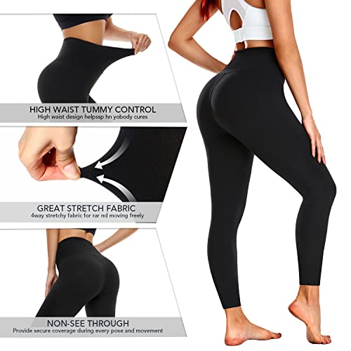 High Waisted Leggings for Women No SeeThrough Tummy Control Yoga