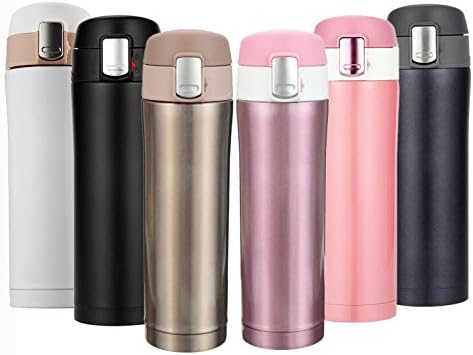 EVIICC Insulated Stainless Steel Vacuum Flask Water Drinks Bottle 500ml BPA Free for Outdoor Sports Hiking Camping Running Biking Yoga Fitness