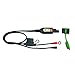 Optimate cable O-127 ring terminal harness with integrated battery status / charge system monitor, 12.8V / 13.2V lithium powersport, smart