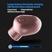 Deliao S600 Bluetooth Earbud,Smallest Mini Invisible V4.1 Wireless Bluetooth Headset Headphone Earphone Earpiece with Mic Hands-Free Calls for iPhone iPad LG HTC and Other Smartphones (Rose Gold)