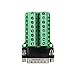 TwinkleBay DB15 Breakout Connector 15 Pin Connector Male with Nut
