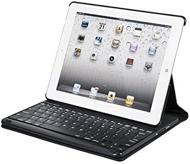 SolidMate By Monoprice Bluetooth Wireless Keyboard Folio Case Cover For Apple iPad 2, 3, 4 Black - Retail Packaging