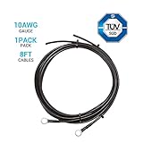 RENOGY 8ft. 10 AWG Wire Copper Tray Cable  Connect Charge Controller and Battery
