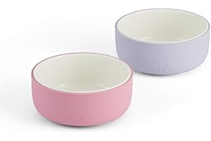 Elk and Friends Bols en porcelaine pour enfants avec manchon en silicone | Alimentation pour enfants/tout-petits/bébés | Pass