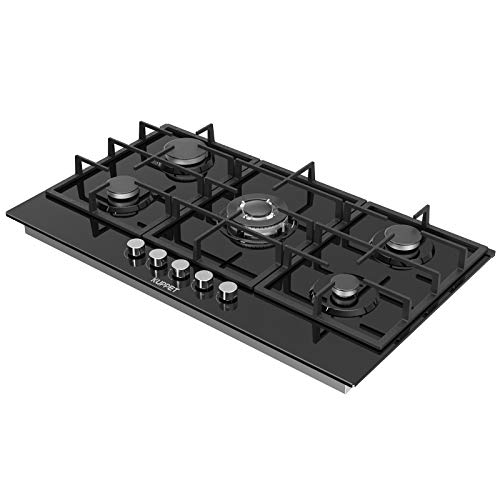 36" Builtin Gas Cooktop KUPPET QB5903 Gas Stove with 5 Booster Burners