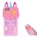 TopSZ Quicksand Unicorn Bling iPhone 8/7/6/6S 4.7