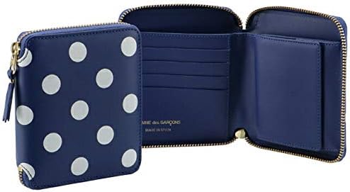 Amazon Comme Des Garcons コム デ ギャルソン 財布 メンズ Polka Dots Printed 二つ折り財布 Navy Sa2100pd 0001 0008 並行輸入品 財布