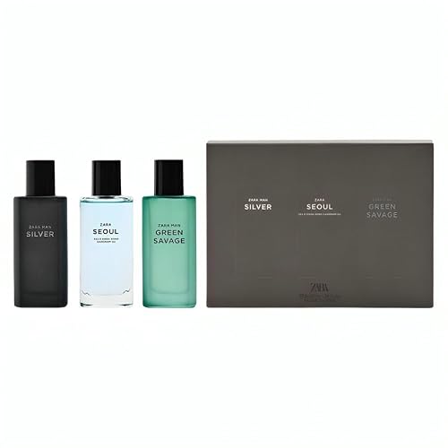 Zara Man Silver Seoul Green Savage Cologne for Men Fragrance - Main Image