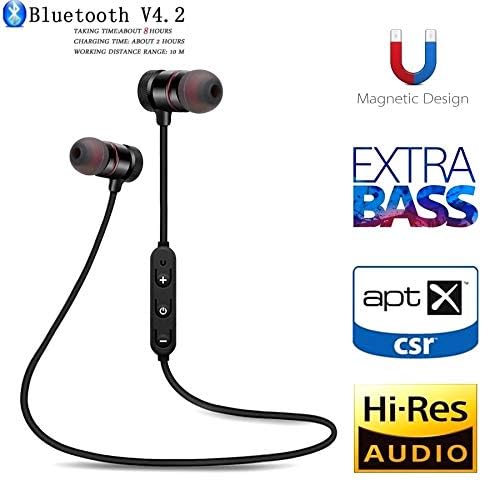 Stealkart Wireless Bluetooth Headsets for Redmi 6 Pro, Redmi 7, Redmi 6A, Redmi 6, Mi A2, Redmi Note 5 Pro, Redmi 4, Redmi Note 4, Redmi Y1, Redmi Y3, Mi Y2, Redmi 5 Headphones, Earphones with Mic