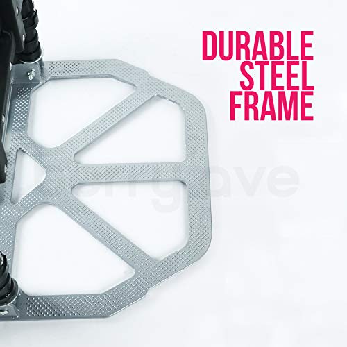 image for Berry Ave Foldable Hand Cart – Easy Folding Hand Truck – Aluminum 