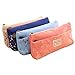 Start Lovely Portable Multi-Fuctional Double Zipper Pencil Case Pen Bag