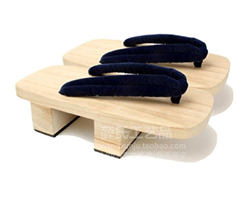 Fuji japanese wooden geta sandals style clogs flip