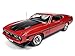 1971 Ford Mustang Mach 1 Bright Red with Black Stripes Hemmings Muscle Machines Magazine Limited Edition to 1002 Pieces Worldwide 1/18 Diecast Model Car by Autoworld AMM1150